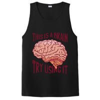 This Is A Brain Try Using It Funny PosiCharge Competitor Tank