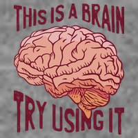 This Is A Brain Try Using It Funny Tank Top
