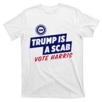 Trump Is A Scab Vote Harris 2024 T-Shirt