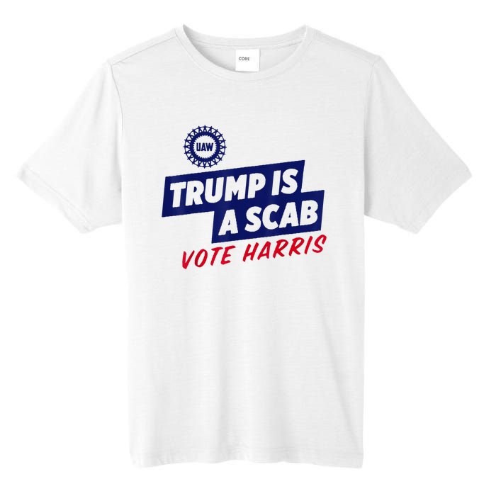 Trump Is A Scab Vote Harris 2024 Tall Fusion ChromaSoft Performance T-Shirt