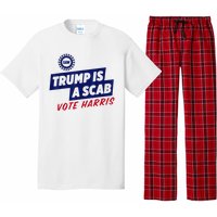 Trump Is A Scab Vote Harris 2024 Pajama Set