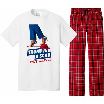 Trump Is A Scab Vote Kamala Harris 2024 Pajama Set