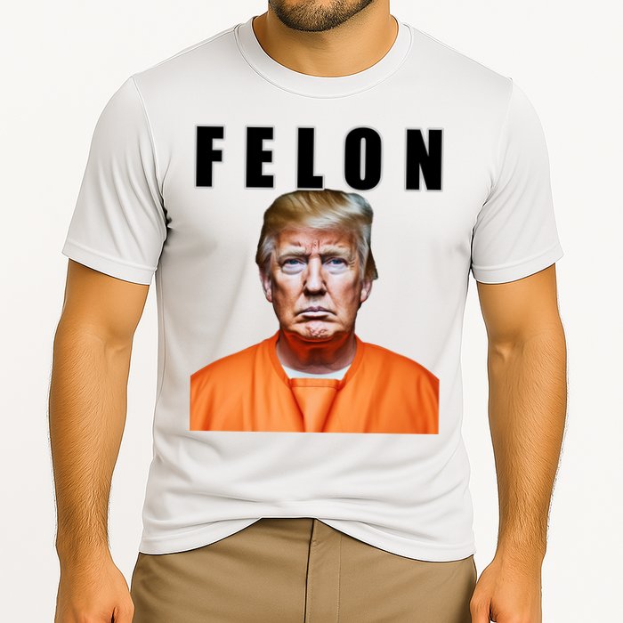 Trump Is A Felon Cooling Performance Crew T-Shirt