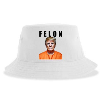 Trump Is A Felon Sustainable Bucket Hat