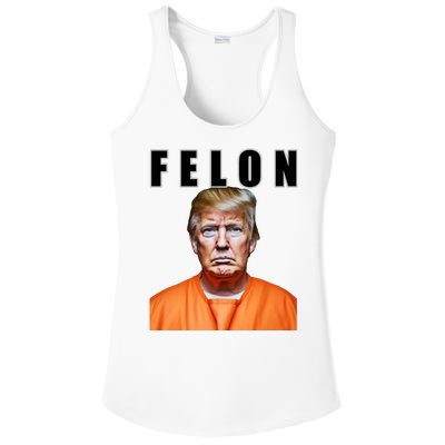 Trump Is A Felon Ladies PosiCharge Competitor Racerback Tank