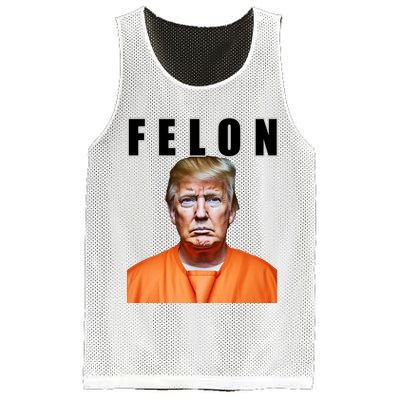 Trump Is A Felon Mesh Reversible Basketball Jersey Tank