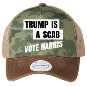 Trump Is A Scab Vote Harris Legacy Tie Dye Trucker Hat