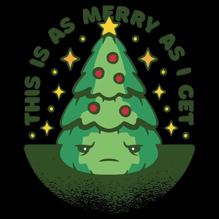 This Is As Merry As I Get AntiChristmas Drawstring Bag