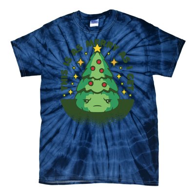 This Is As Merry As I Get AntiChristmas Tie-Dye T-Shirt