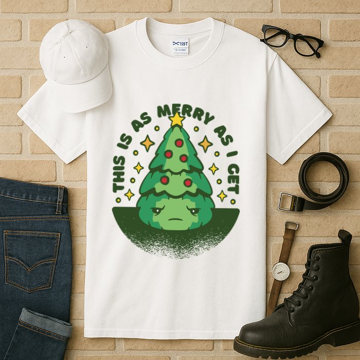 This Is As Merry As I Get AntiChristmas Tall T-Shirt