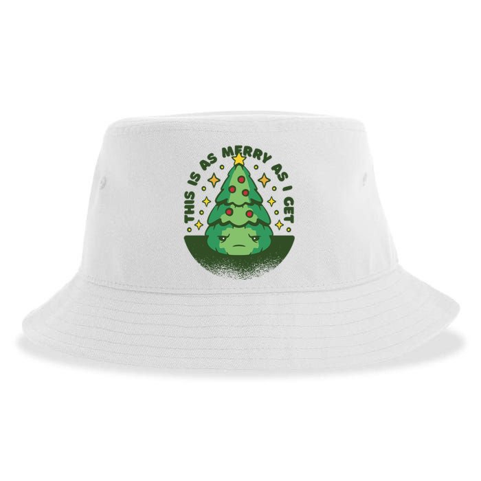 This Is As Merry As I Get AntiChristmas Sustainable Bucket Hat