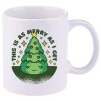 This Is As Merry As I Get AntiChristmas 11oz C Handle Ceramic Mug