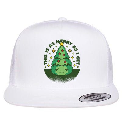 This Is As Merry As I Get AntiChristmas Flat Bill Trucker Hat