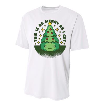 This Is As Merry As I Get AntiChristmas Performance Sprint T-Shirt