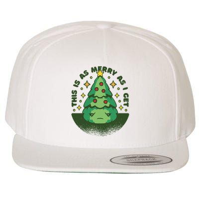 This Is As Merry As I Get AntiChristmas Wool Snapback Cap