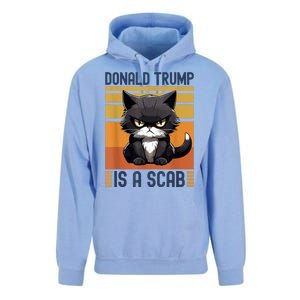 Trump Is A Scab Cat Unisex Surf Hoodie