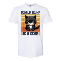 Trump Is A Scab Cat Softstyle CVC T-Shirt