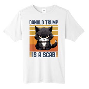 Trump Is A Scab Cat Tall Fusion ChromaSoft Performance T-Shirt