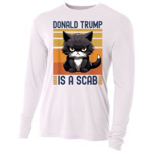 Trump Is A Scab Cat Cooling Performance Long Sleeve Crew