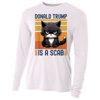 Trump Is A Scab Cat Cooling Performance Long Sleeve Crew