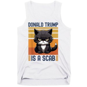 Trump Is A Scab Cat Tank Top