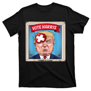 Trump Is A Scab Harris Vote 2024 Funny Trump T-Shirt