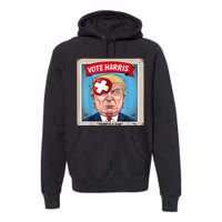 Trump Is A Scab Harris Vote 2024 Funny Trump Premium Hoodie