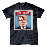 Trump Is A Scab Harris Vote 2024 Funny Trump Tie-Dye T-Shirt