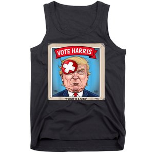 Trump Is A Scab Harris Vote 2024 Funny Trump Tank Top