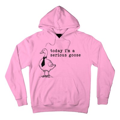 Today IM A Serious Goose Funny Humor Design Hoodie