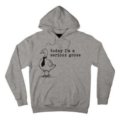 Today IM A Serious Goose Funny Humor Design Tall Hoodie