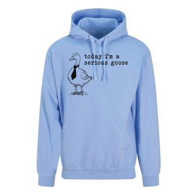 Today IM A Serious Goose Funny Humor Design Unisex Surf Hoodie