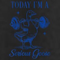 Today IM A Serious Goose Funny Lifting Weights Gym Fitness 25L Jumbo Tote