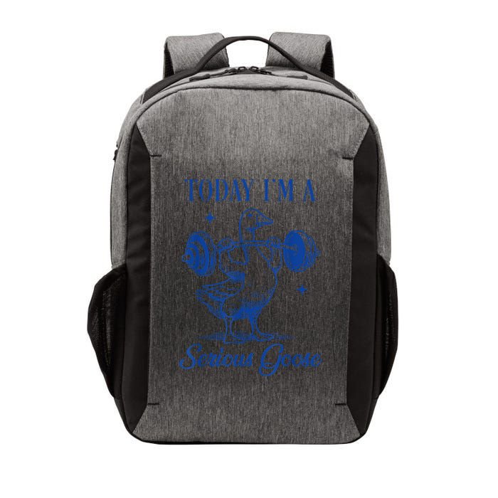 Today IM A Serious Goose Funny Lifting Weights Gym Fitness Vector Backpack