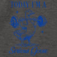 Today IM A Serious Goose Funny Lifting Weights Gym Fitness Vector Backpack