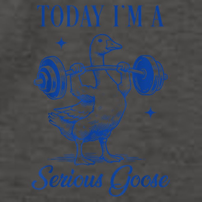 Today IM A Serious Goose Funny Lifting Weights Gym Fitness Vector Backpack