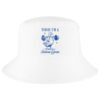 Today IM A Serious Goose Funny Lifting Weights Gym Fitness Cool Comfort Performance Bucket Hat