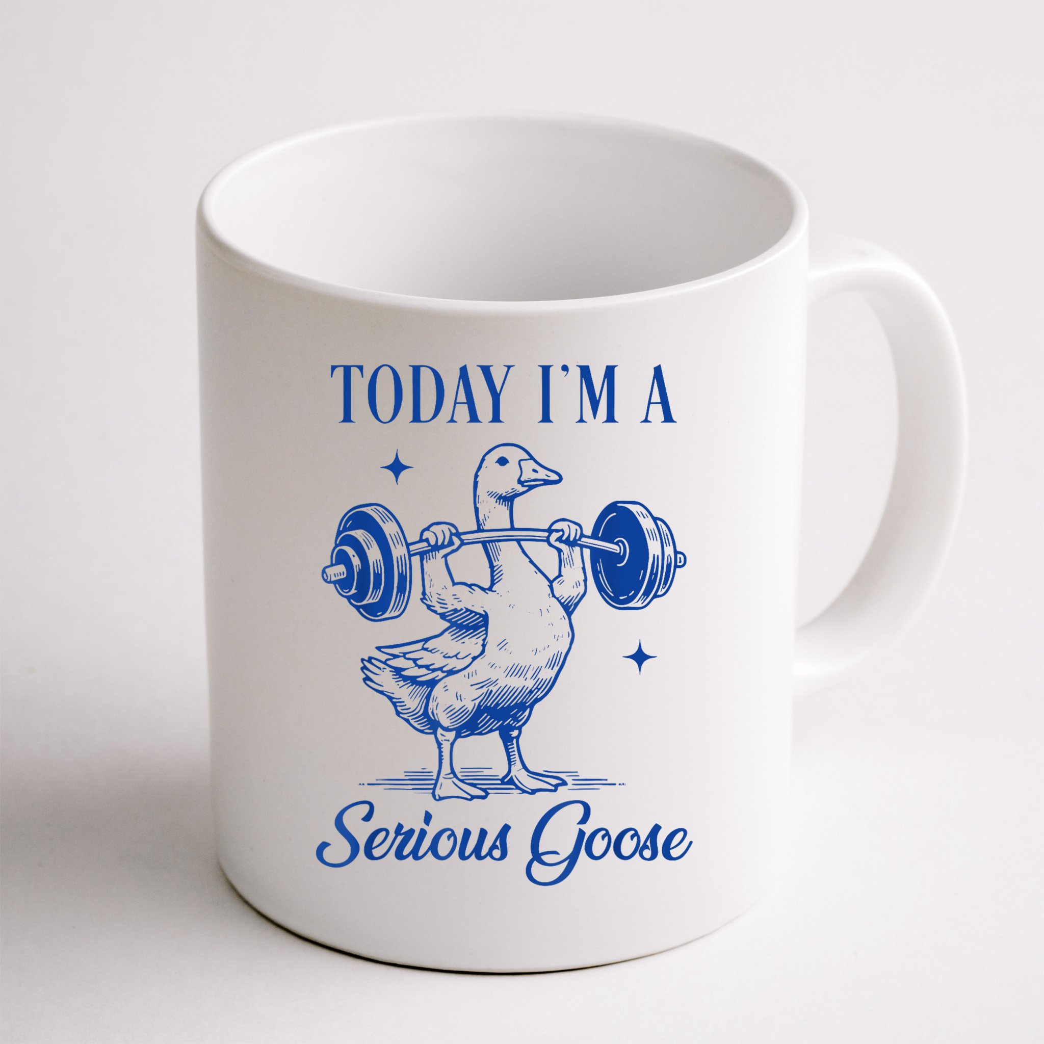 Today IM A Serious Goose Funny Lifting Weights Gym Fitness Mug
