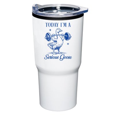 Today IM A Serious Goose Funny Lifting Weights Gym Fitness Tumbler