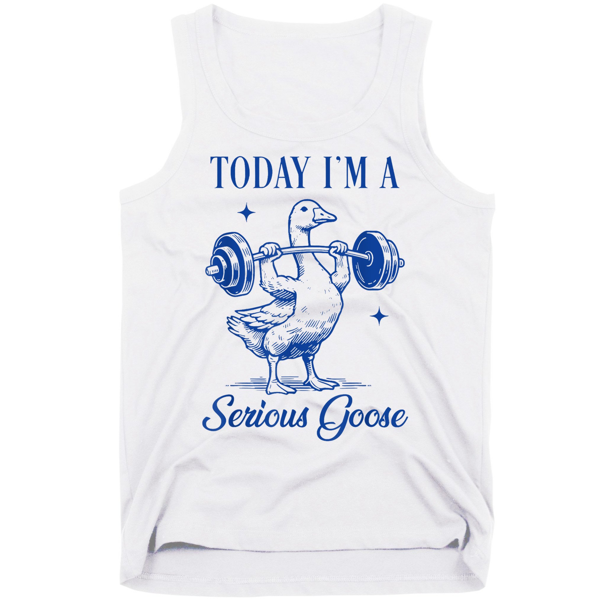 Today IM A Serious Goose Funny Lifting Weights Gym Fitness Tank Top