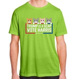 Trump Is A Scab Vote Harris Adult ChromaSoft Performance T-Shirt