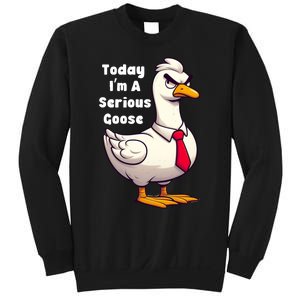 Today I Am A Serious Goose Funny Oddly Specific Dank Meme Sweatshirt