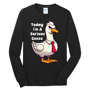 Today I Am A Serious Goose Funny Oddly Specific Dank Meme Tall Long Sleeve T-Shirt