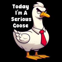 Today I Am A Serious Goose Funny Oddly Specific Dank Meme Mousepad