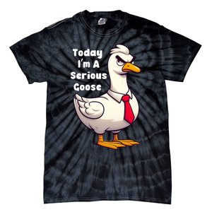 Today I Am A Serious Goose Funny Oddly Specific Dank Meme Tie-Dye T-Shirt