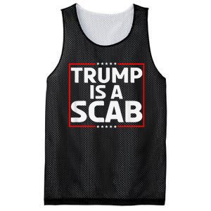 Trump Is A Scab Mesh Reversible Basketball Jersey Tank