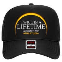 Twice In A Lifetime Total Solar Eclipse April 8 2024 Trucker Hat