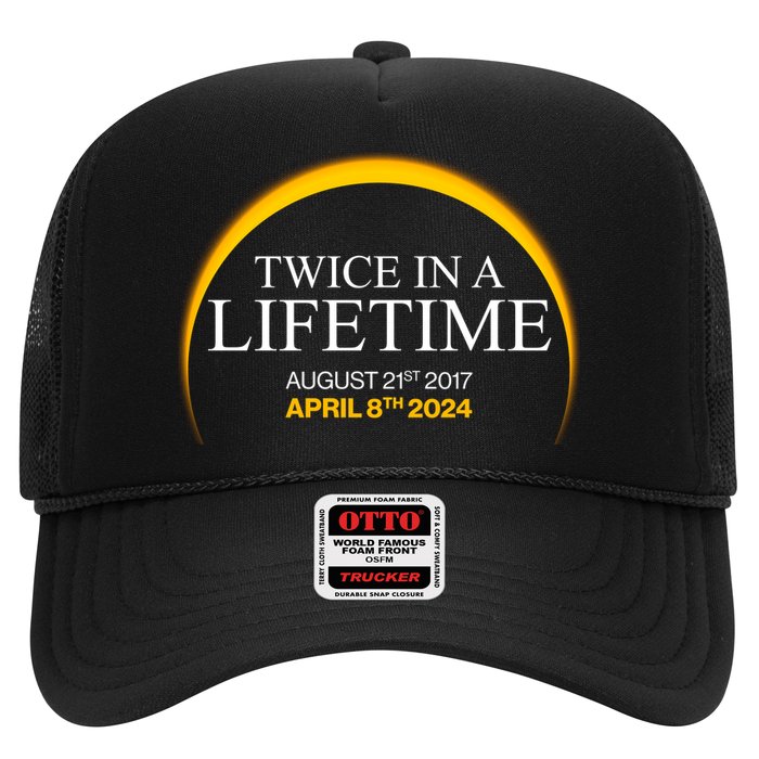 Twice In A Lifetime Total Solar Eclipse April 8 2024 Trucker Hat