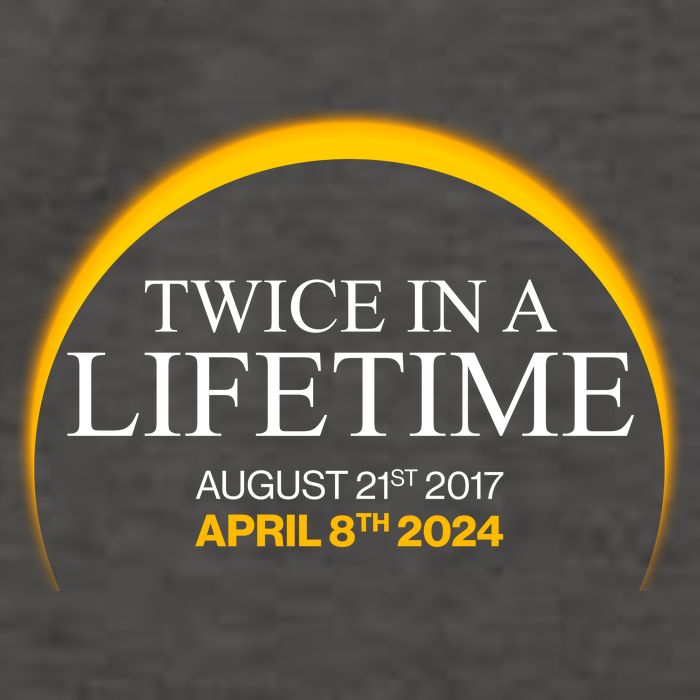 Twice In A Lifetime Total Solar Eclipse April 8 2024 Vector Backpack