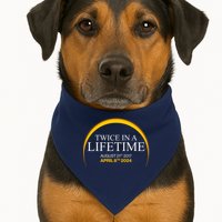 Twice In A Lifetime Total Solar Eclipse April 8 2024 USA-Made Doggie Bandana